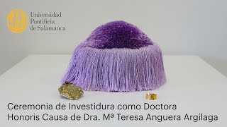 Ceremonia de Investidura como Doctora Honoris Causa de Dra Mª Teresa Anguera Argilaga [upl. by Coveney]