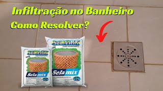 Como Resolver Infiltrações  Piso do Banheiro [upl. by Logan640]