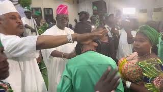 SAIDI BALOGUN STOOD WELL AT FAITHIA BALOGUN’S FATHER’S BURIAL CEREMONY [upl. by Olonam]