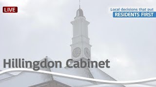 Hillingdon Cabinet 7pm 13 December 2018 [upl. by Gnuoy]