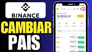 Cómo Cambiar Mi País en Binance Muy Fácil [upl. by Nattie]