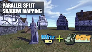 BlitzOgre Parallel Split Shadow Mapping  Blitz3D Ogre3D [upl. by Vasti109]