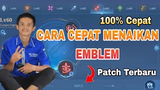 CARA CEPAT NAIKIN EMBLEM MOBILE LEGENDS 2024 [upl. by Itoc]