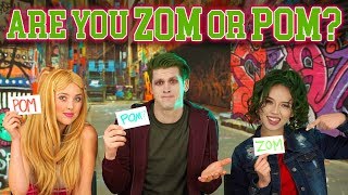 Are You Zom or Pom With Disney Zombies 2 Movie Inspired Characters Challenge Totally TV [upl. by Ailecara]