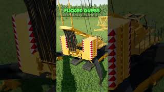 building the biggest crane in fs 22farmingsimulator22 farming simfarming fs22mods fs22 [upl. by Einnig702]