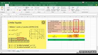 limite liquido astm 1 punto [upl. by Mord]