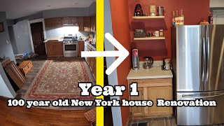 104 Year Old New York House Renovations Year 1 [upl. by Esinereb]