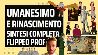 UMANESIMO e RINASCIMENTO flipped clasroom sintesi completa flipped prof [upl. by Ennywg]