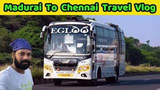 Madurai to Chennai 🚍Egloo Travels Sleeper AC Coach travel bustravel journey travelvlog [upl. by Alver]