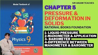 Exploring Liquid Pressure Manometers amp Barometers Physics 9 Ch 5 Pressure amp Deformation in Solid [upl. by Anatlus695]