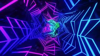 Abstract Background Video 4k Metallic Color Changing Tunnel VJ LOOP NEON Satisfying Calm Wallpaper [upl. by Lenrad]