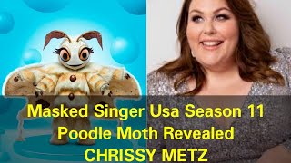 Masked Singer Usa Season 11  Poodle Moth Revealed  Chrissy Metz [upl. by Sapphira]