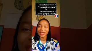 Basic greetings in French 🇫🇷frenchforeveryone viralshorts foryouviralvideo [upl. by Belvia]