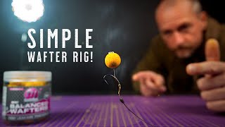 SIMPLE WAFTER RIG For Catching MORE Carp How To Tie A Wafter Rig  Mainline Baits Carp Fishing TV [upl. by Etnom]