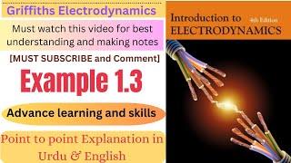 Griffiths Electrodynamics example 13  Introduction to Electrodynamics  Example 13  EDM [upl. by Newob]