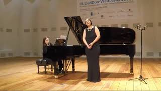 Esther Valentin und Anastasia Grishutina 2 Runde des internationalen SchubertWettbewerbs 2018 [upl. by Ciro]