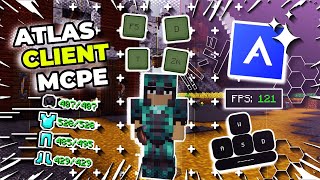 CLIENT MCPE TERBAIK😱  FITUR FITURNYA SANGAT MEMBANTU DI SURVIVAL🔥🌟 [upl. by Nos426]