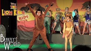 The Lion King Kids  with Blakely Bjerken as Pumbaa [upl. by Adlesirc459]