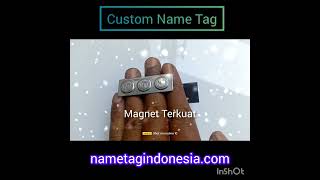 Custom Name Tags Custom Design From You nametagindonesiacom httpsidshpeegnZRcxQ [upl. by Kalmick]