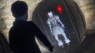 GTA 5 Mods  IT MOVIE PENNYWISE MOD GTA 5 Pennywise Mod Gameplay GTA 5 Mods Gameplay [upl. by Rob276]