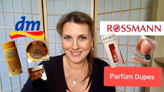 dm und Rossmann Haul Parfüm Dupes [upl. by Lesig]