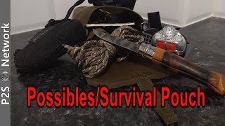 Survival belt pouch  On person survival kit in a pouch [upl. by Hershel]