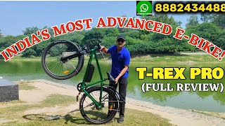 FULL REVIEW  TREX PRO  BEST IN CLASS FEATURES ebike electric indicator cycling diwalioffer [upl. by Godewyn]