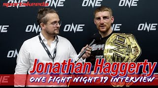 Jonathan Haggerty ONE Fight Night 19 post event interview [upl. by Dnomasor]