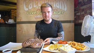 MEGA 72oz STEAK CHALLENGE CattlemansSteakhousePGN [upl. by Uaerraj614]