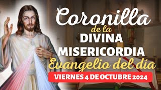 CORONILLA DE LA DIVINA MISERICORDIA DE HOY VIERNES 4 DE OCTUBRE [upl. by Ian]