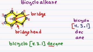 Naming Cycloalkanes and Bicyclo Alkanes [upl. by Meikah855]