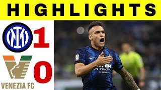 Inter Milan vs Venezia 10 All Goals and Highlights Serie A Liga Italia  sportnews seriea [upl. by Notnirb816]