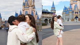 Marc Anthony y Nadia Ferreira llevan a su hijo Marco a Disney por primera vez [upl. by Anerahs]