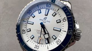 Breitling SuperOcean Automatic 42mm A17375E71G1A1 Breitling Watch Review [upl. by Diantha]