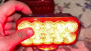 Harbor Freight Wireless Magnetic trailer lights review kenway towing kit [upl. by Myra859]