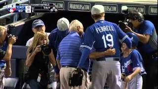 Will Ferrell Takes The Mound For The Dodgers [upl. by Martinelli]