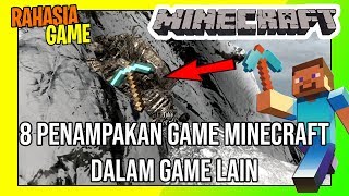 8 Penampakan Minecraft Di Game Lain  Ada Hampir Di Semua Game Terkenal [upl. by Tegdig]