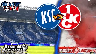 StadionVlog beim Südwest Derby Karlsruher SC  FC Kaiserslautern 160923 [upl. by Aikemet]