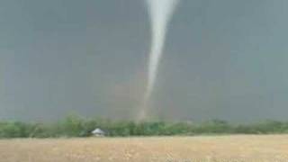 Rare extreme tornado video from close range  bright white [upl. by Adnana871]