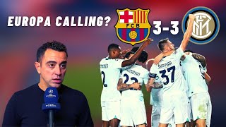 Barcelona 33 Inter Milan  Barcelona on the verge of Champions League Exit [upl. by Kristopher]