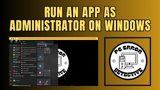 How to Run an App as Administrator on Windows 10 [upl. by Uolyram218]