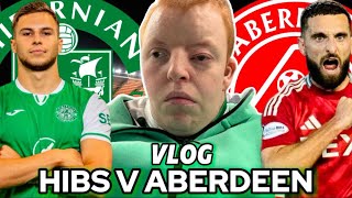 Hibs 33 Aberdeen matchday vlog 14  late goals and mad limbs at the end [upl. by Aras]