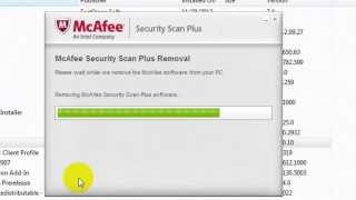 Remove McAfee Security Scan Plus From Windows 7 [upl. by Karola]