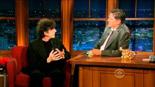 Neil Gaiman on the Late Late Show 20111031 [upl. by Tartan]