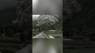 Pyroclastic flow at Mt Unzen in Japan 1991 shorts videos nature volcano japan [upl. by Adnohsirk]