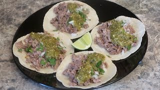 Tacos de Aldilla Receta Deliciosa [upl. by Ardnuyek]