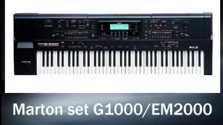 Ritmovi za Roland G 1000 i EM2000  Marton set [upl. by Ado]