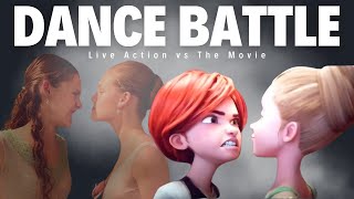 THE DANCE BATTLE from Leap Ballerina Movie Live Action vs Animation💥🔥 [upl. by Gensmer]