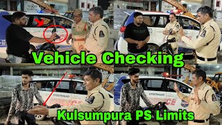 Vehicle Checking At Kulsumpura PS Limits Without Number Plate Without Documents Without Licence [upl. by Ches101]