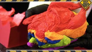 Homemade Rainbow Chocolate Chicken  How To Make Rainbow Chocolate From Silicone Chicken Mold [upl. by Helmut903]